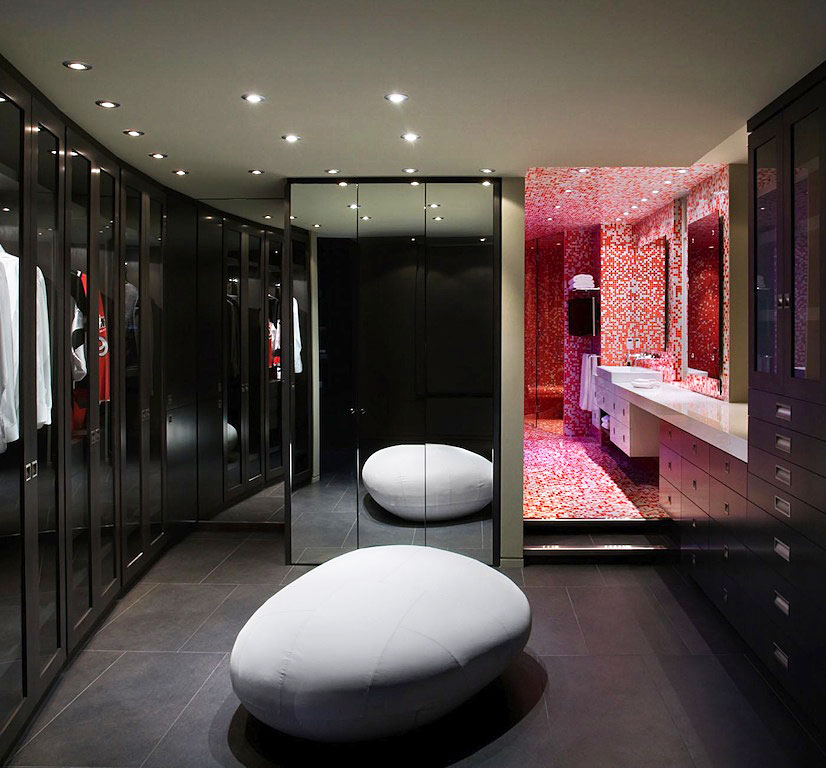 Wonderful-Bathroom-and-Walk-in-Closet-Design-in-Luxury-Yaletown-Penthouse-Applied-Closed-Door-with-Glass-also-with-Mirrored-Door